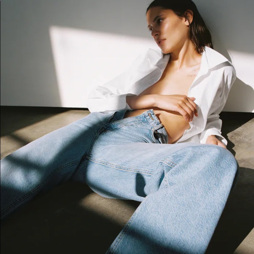 Zara ZW the 90s light wash jeans